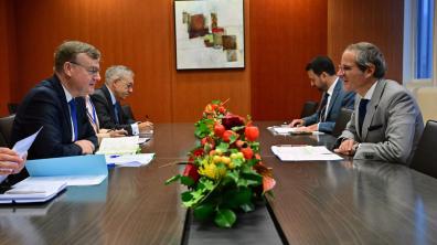 Rencontre Rafael Grossi Pierre-Marie Abadie