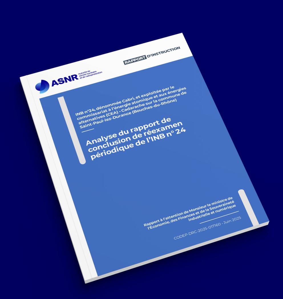 Cabri  réexamen périodique CEA Cadarache