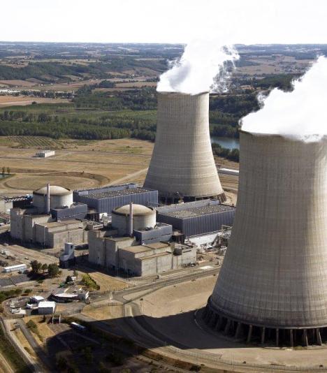 Vue aérienne de la centrale nucléaire de Golfech - © EDF/AeroFilm/M. Didier